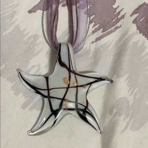 3/$15 Glass Starfish Pendant
